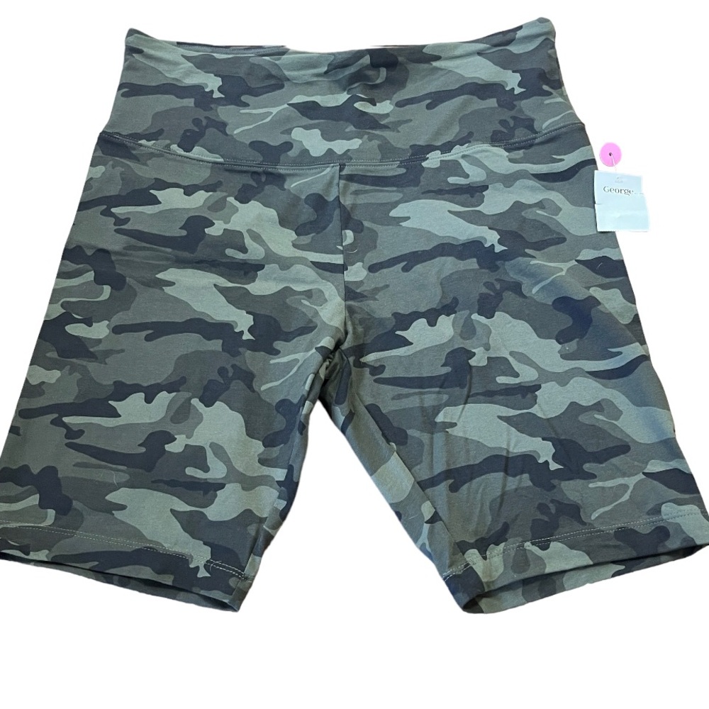 NWT • George Camouflage Bike Shorts
